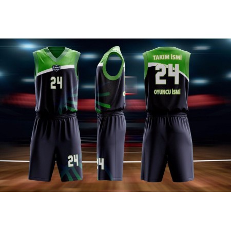 Dijital Baskı Erkek Basketbol Forma - 10