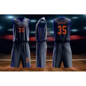Dijital Baskı Erkek Basketbol Forma - 6