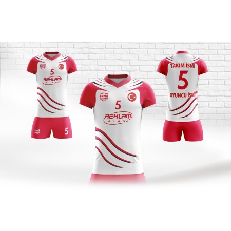 Dijital Baskı Bayan Voleybol Forma - 13