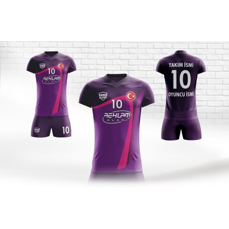 Dijital Baskı Bayan Voleybol Forma - 16